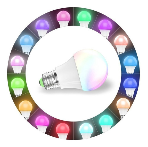 Foco Inteligente 16m De Colores Wifi 4g Smart Bulb