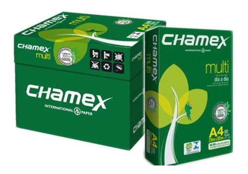 Papel De Impresión A4 Chamex 500 Hojas 75 Gr X 10 Resmas