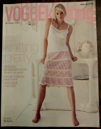 Revista Vogue Knitting U S A  Spring Summer 2006