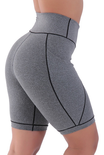 Imagem 7 de 7 de Kit 2 Bermudas Fitness Bolso Play Suplex Grosso Academia