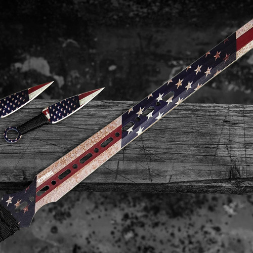 Espada Katana Táctica De Espada Ninja, Machete De Hoja Fija