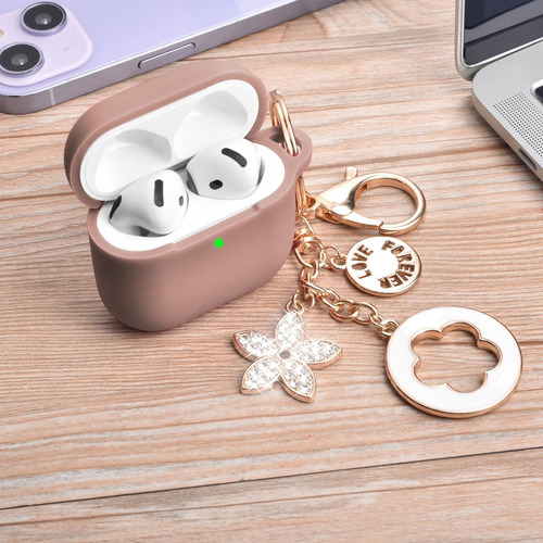 Funda Para AirPods 4ta Gen Con Llavero