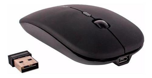 Mouse recarregável Knup  G21 preto