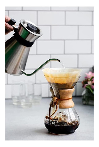 Filtros De Café Natural Chemex, Cuadrado, Embalaje De 100 Un