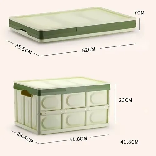 Caja De Almacenamiento Plegable De Plastico Organizador