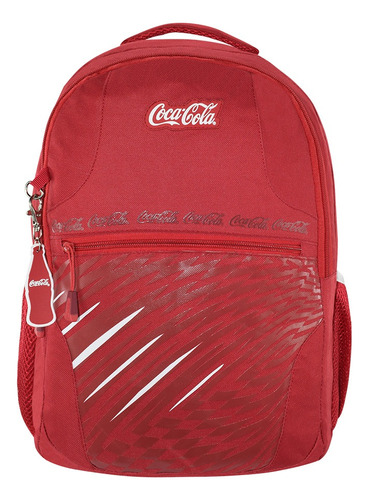 Mochila Coca Cola® Original, Casual, Practica, Clásica, Porta Laptop Hasta 15 Pulgadas, Diseño Exclusivo