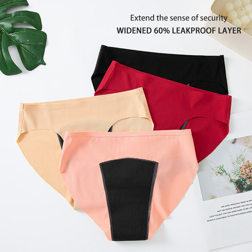 4 Bragas Menstruales Sin Costuras A Prueba De Fugas