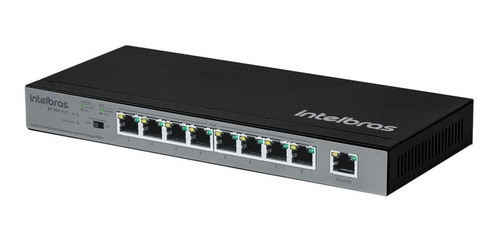 Imagem 3 de 10 de Switch Poe Intelbras Sf900, 1 Pt Uplink 8 Pt Poe+, Extender