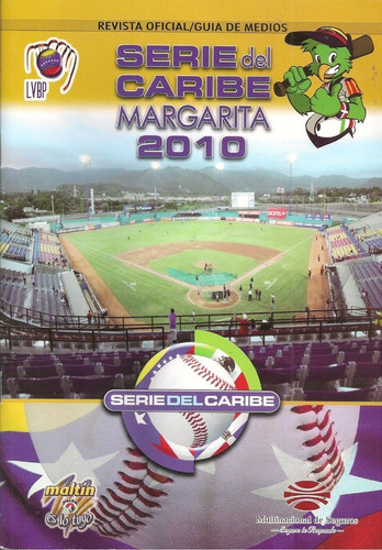 Libro Revista Oficial De La Serie Del Caribe Margarita 2010
