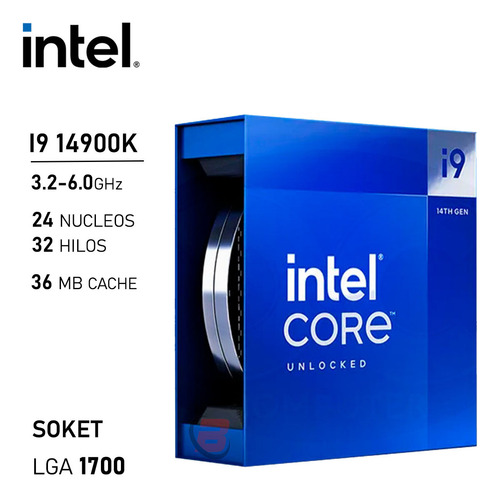 Procesador Intel Core I9 14900k 3.2ghz 24 Núcleos 32 Hilos