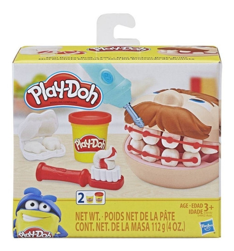 Novo Massinha Play Doh Mini Kit Brincando De Dentista Hasbro