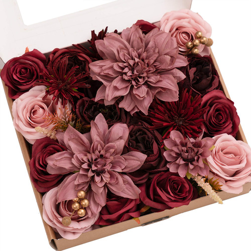 Ling's Moment - Arreglos Florales Franceses Con Rosas Artifi