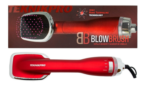 Teknikpro Blow Brush Cepillo De Pelo Secador Alisador 6c