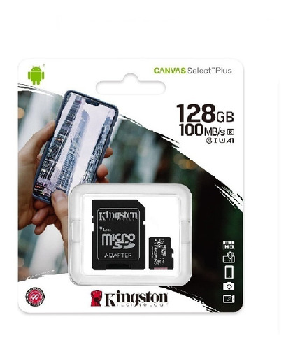 Memoria Micro Sd 128gb Clase 10 Kingston Canvas