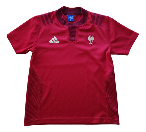 Camiseta Federación Francesa De Rugby 2015, adidas, S (niño)