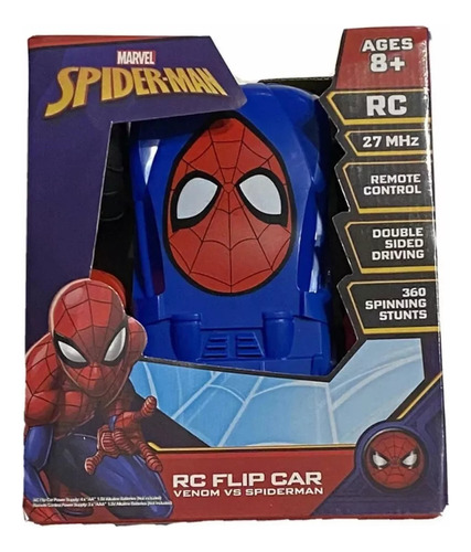 Spiderman Venom Carro A Control Remoto Flip Car Reversible