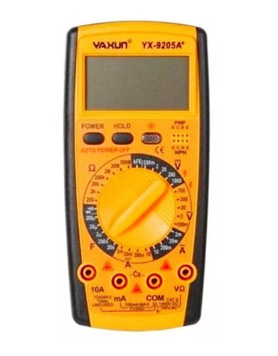 Multimetro/ Tester Digital Yaxun Yx 9205a+ 100% Nuevo