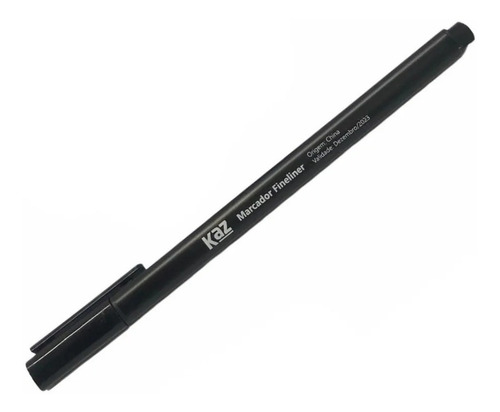 Imagem 4 de 6 de Caneta Fineliner Kaz 10un Cor Preto Ponta Fina 0.7mm
