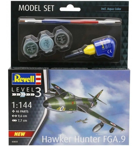 Model Set Hawker Hunter Fga.9 - 1/144 - Revell 63833