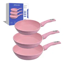 Comprar Juego De 3 Sartenes Antiadherentes De Mármol,sarten Cocina
