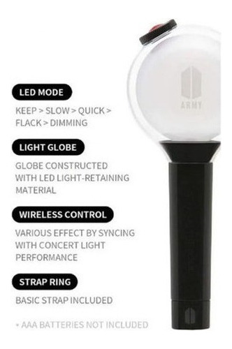 Bts Army Bomb V3 Lightstick Oficial Original App Bluetooth