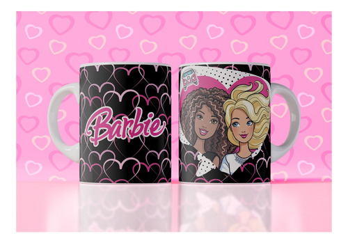 30 Plantillas Barbie Taza Png Psd Editable