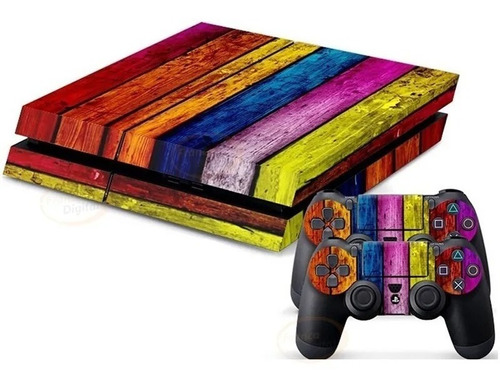 Skin Vinilo Para Playstation 4 Slim Y Joystick Ps4 Slim