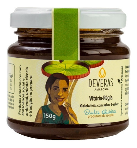 Geleia De Vitória-régia 150g  - Planta Amazônica - Deveras