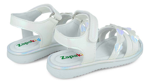 Sandalia Huarache Zapakids Niña Sintético Blanco (13.0 - 17.