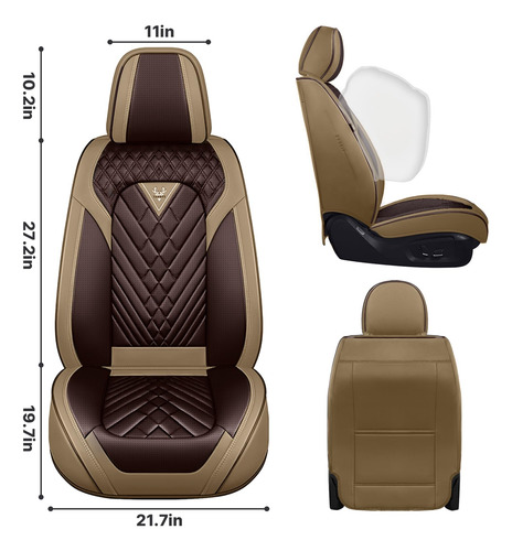 Fundas De Asiento Impermeables Para Nissan Maxima 1999-2023 Color