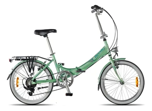 comprar Bicicleta plegable plegable Aurora Folding Aurorita Classic - Retro R20 color verde