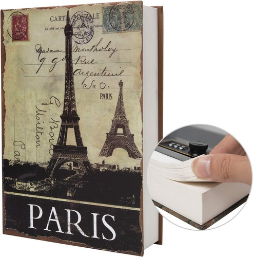 Caja De Seguridad Escondida Forma De Libro Paris