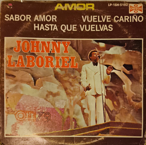 Vinilo Johnny Laboriel Amor Con Autógrafo (Usado)