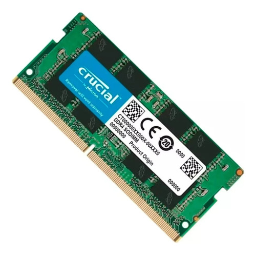 Crucial Ddr4-2666 8gb Notebook Ct8g4sfra266 (Usado)