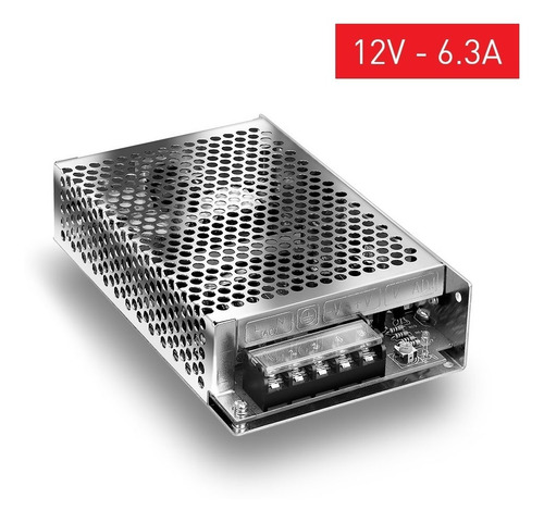 Imagen 2 de 7 de Fuente Switching Metalica 12v 6a Amp Cctv Tira Led