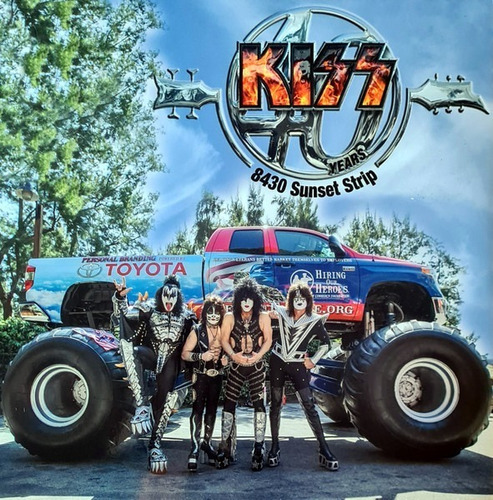 Kiss  8430 Sunset Strip Vinilo Color + Dvd Nuevo Cerrado