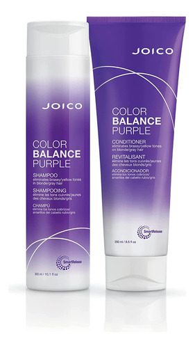 Joico Balance De Color Púrpura Champú Plus Acondicionador.