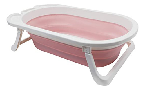 Bañera compacta para bebés rosa/azul, color rosa buba