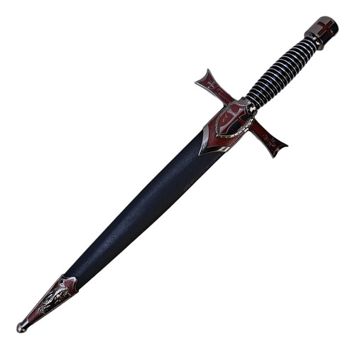 Adaga Medieval Templária Cruzadas Réplica Histórica