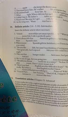 Libro English Grammar For Spanish Speakers Alhambra Longman