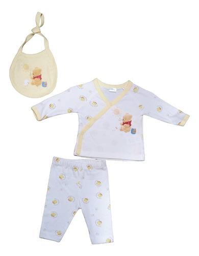 Conjunto Para Bebé De 3 Piezas Winnie Pooh 