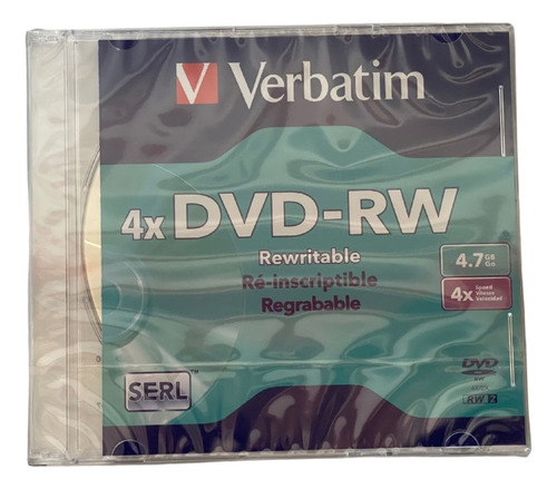 Dvd-rw Marca Verbatim  10 Pzas Con Estuche