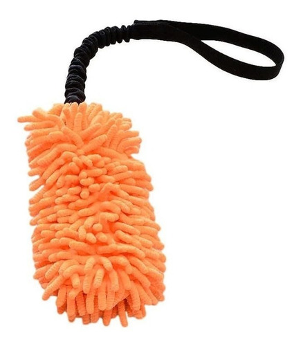 Redline K9 Shaggy Cachorro Tug Toy Con Mango De Bungee