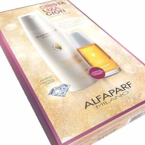 Kit Pack Alfaparf Shampoo X250 + Serum Semi Di Lino Diamante