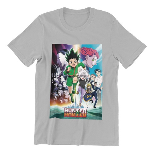 Polera Unisex Hunter X Hunter Anime Poster Estampado Algodon