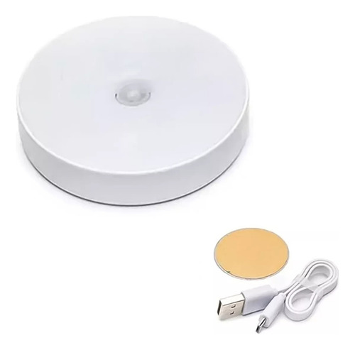 Luz Emergencia Recargable Led Con Sensor De Movimiento 6000k
