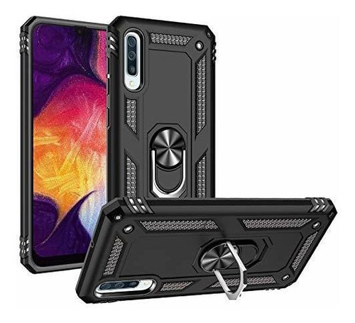 Galaxy A50 Case,susaa 360 Degree Rotating Ring Holder Brrxw