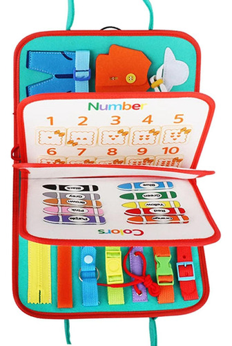 Nuevo Tablero Montessori Ocupado Aprendiendo Habilidades