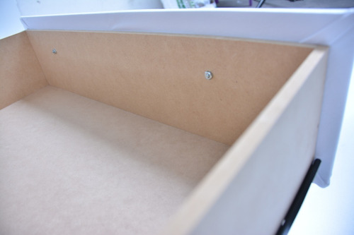 Imagen 5 de 9 de Sommier Cama C/cajones + Respaldo Capitone 2 Plazas 140x190