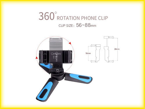 Imagem 4 de 9 de Suporte Celular Smartphone 360g Com Sapata ( Adaptador )